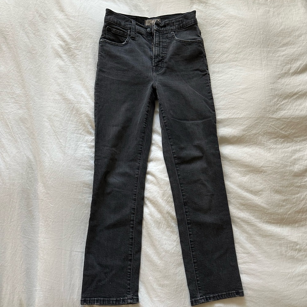 Madewell Grey-Black Vintage Crop Jean (Size 24)